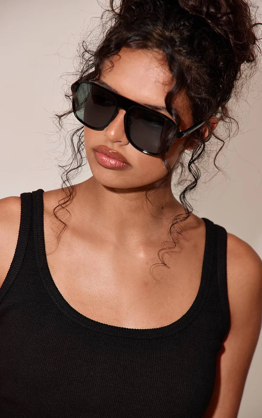 Frame Green Lens Oversized Aviators by PrettyLittleThing