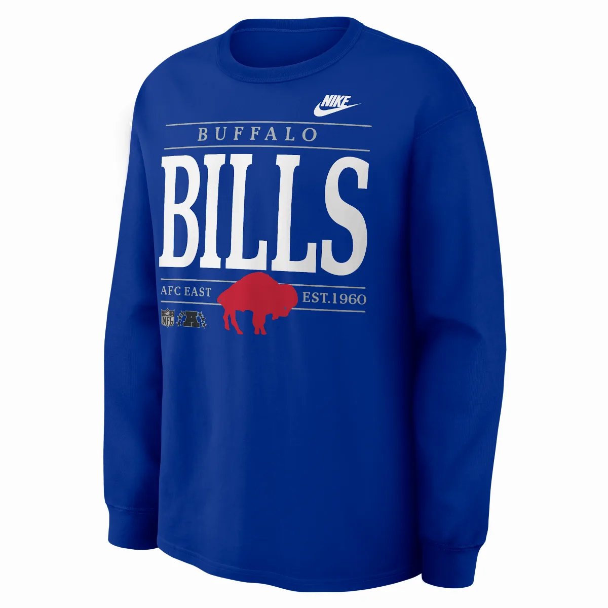 Buffalo Bills Rewind Max90 NFL Long-Sleeve T-Shirt by Nike