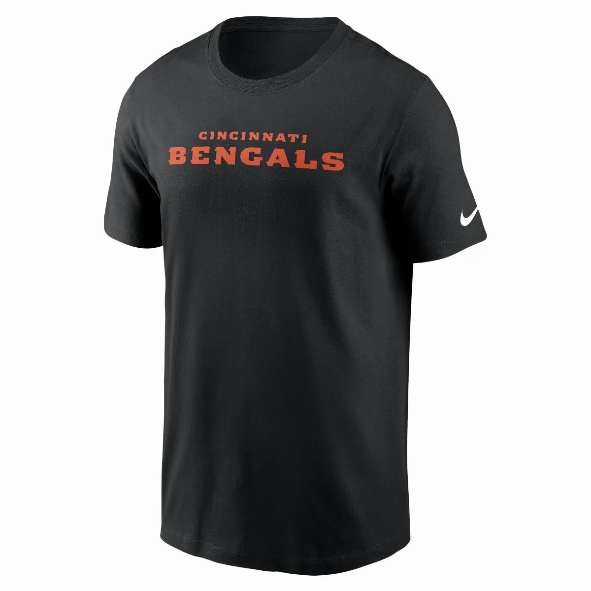 Cincinnati Bengals Primetime Wordmark Essential NFL T-Shirt by Nike