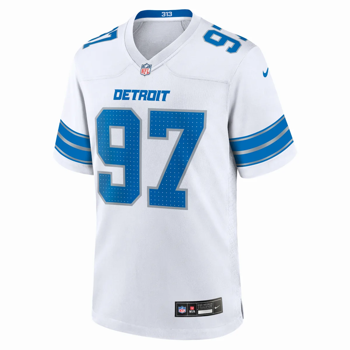 Aidan Hutchinson Detroit Lions NFL Game Football Jersey by Nike
