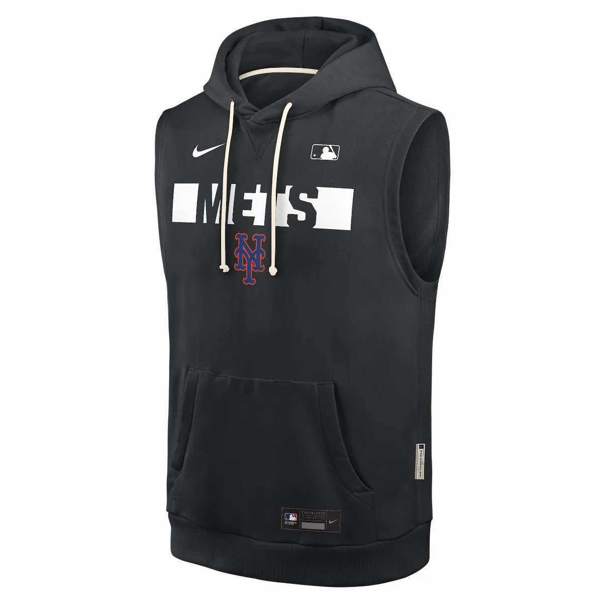 New York Mets Authentic Collection Standard Issue Dri-FIT MLB Sleeveless Pullover Hoodie by Nike