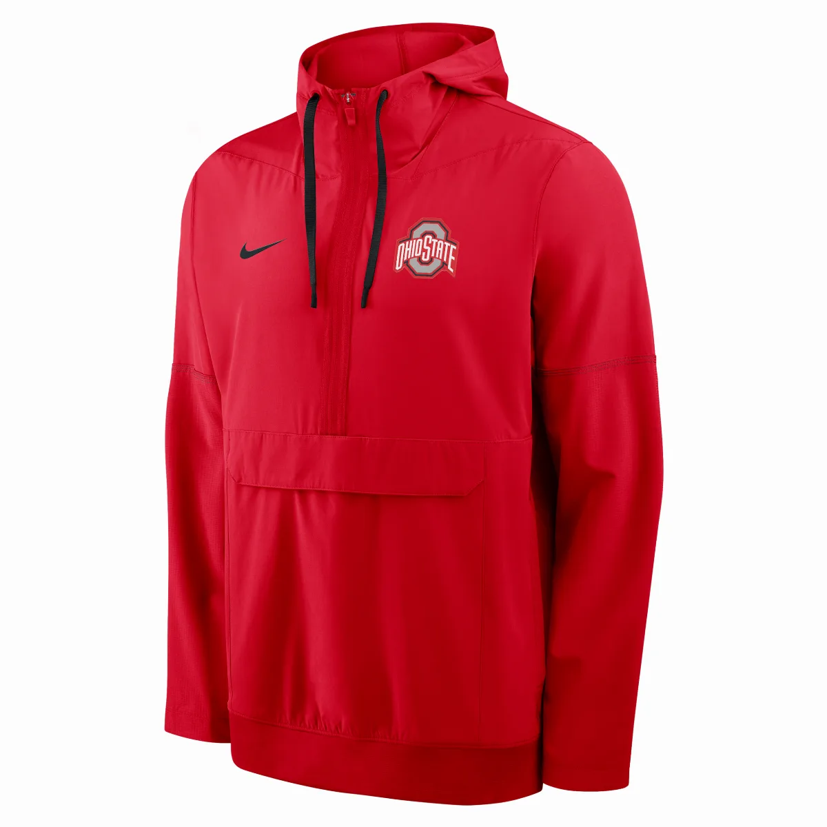 Ohio State Sideline Anorak College 1/2-Zip Hooded Jacket