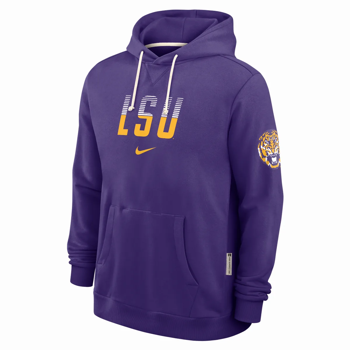 LSU Sideline Standard Issue Dri-FIT College Pullover Hoodie by Nike