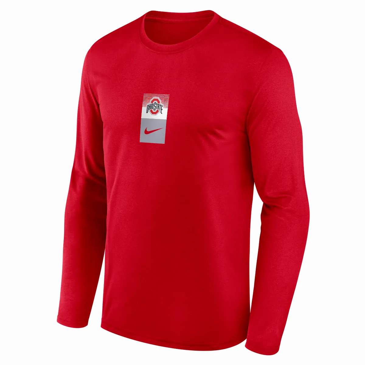 Ohio State Primetime Stack Legend Dri-FIT College Long-Sleeve T-Shirt