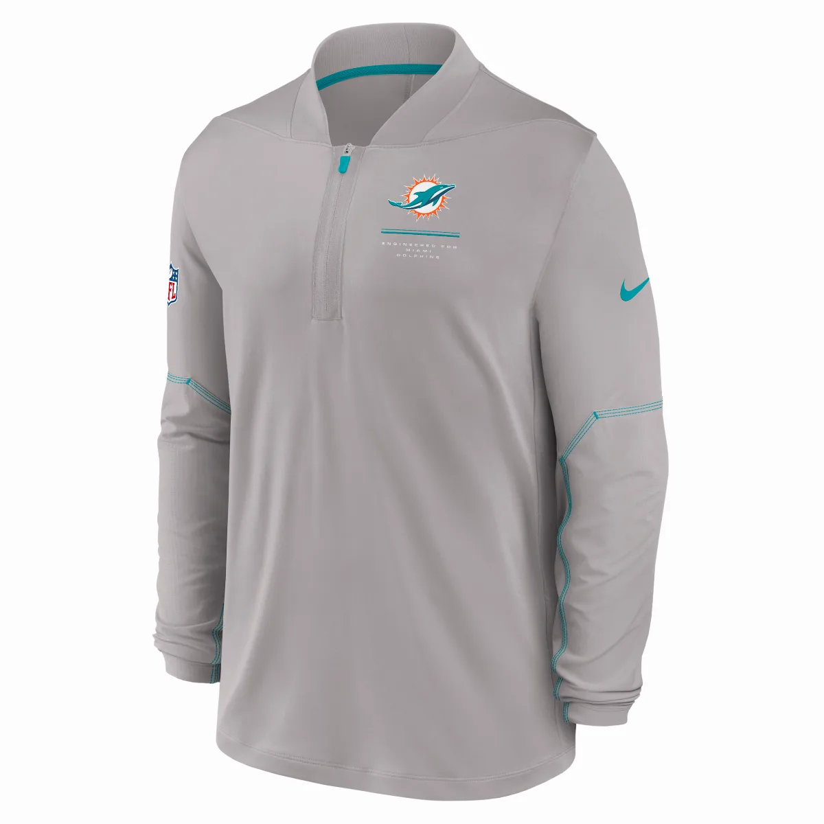 Miami Dolphins Sideline Dri-FIT NFL 1/2-Zip Top by Nike