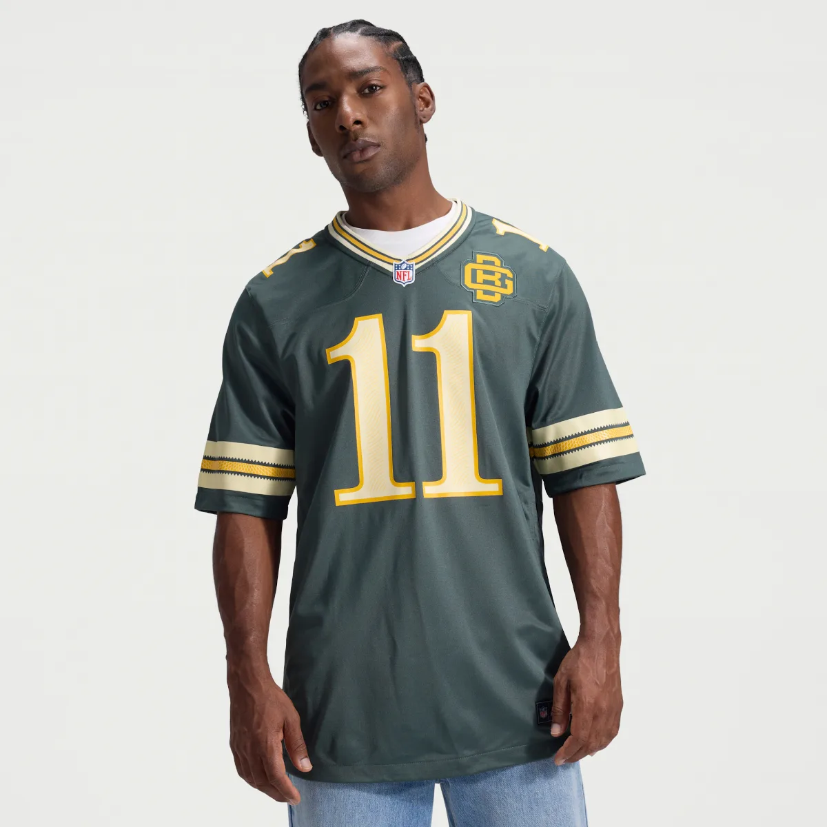 Jayden Reed Green Bay Packers Rivalries Collection NFL Game Jersey by Nike