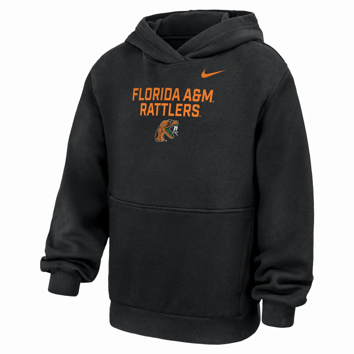 College (florida A&M University) Club Fleece Pullover Hoodie by Nike