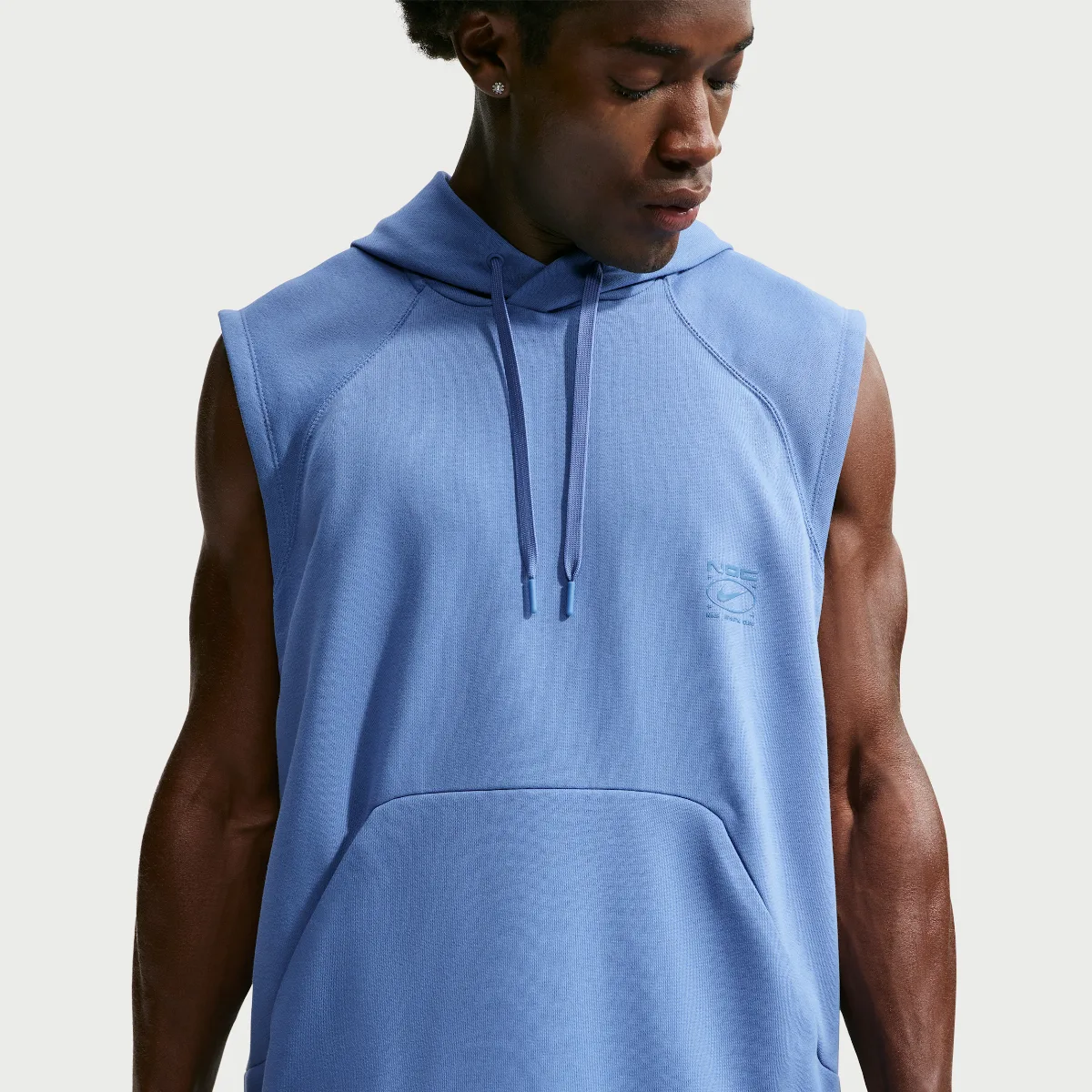 N.A.C. Dri-FIT Fleece Sleeveless Training Hoodie by Nike