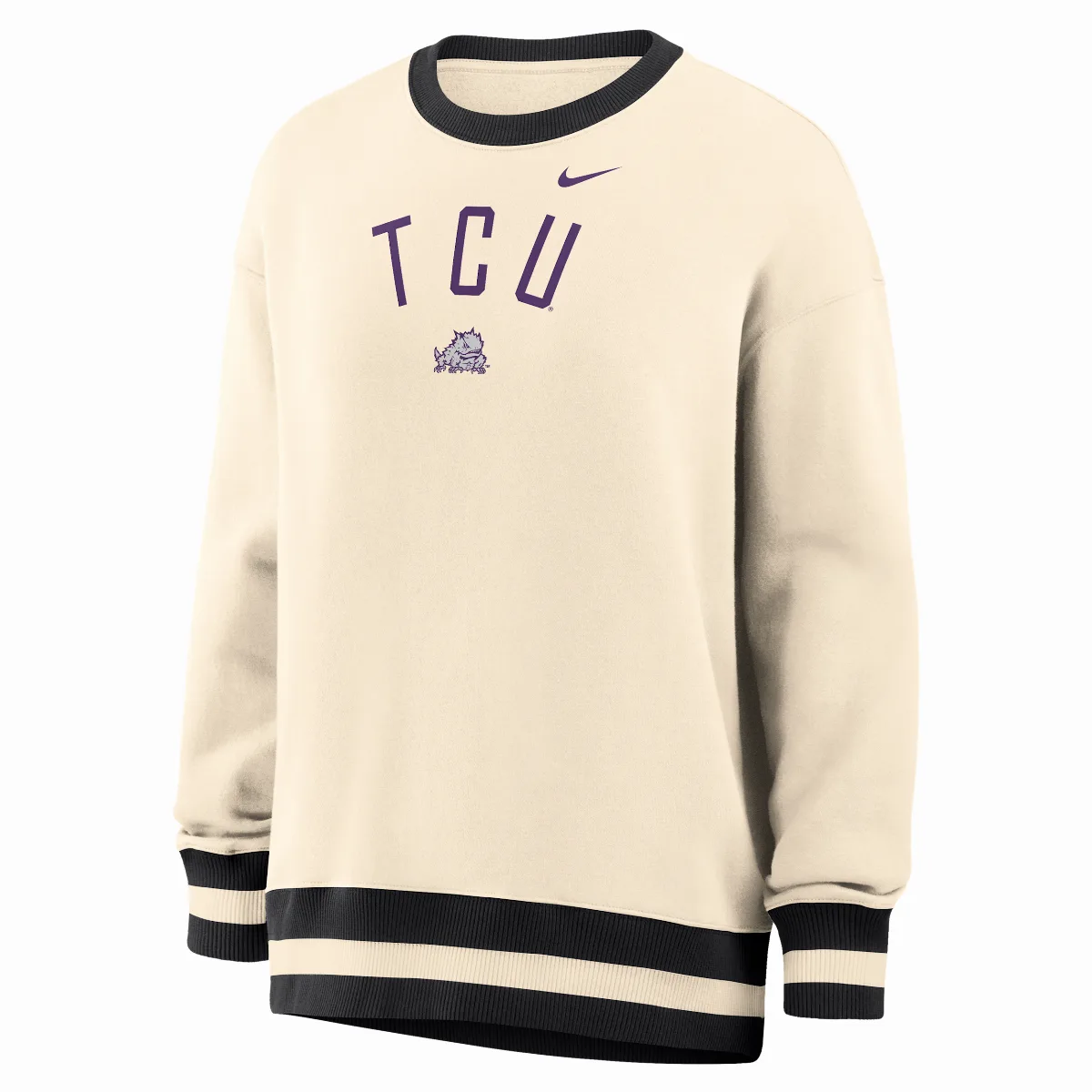 Phoenix (TCU) Oversized Crew-Neck Sweatshirt by Nike