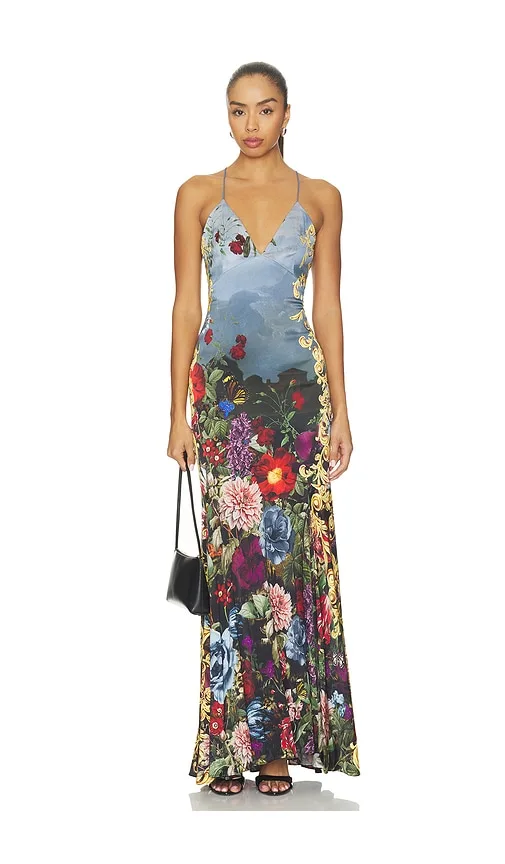 Milta Mermaid Slip Dress by Alice + Olivia
