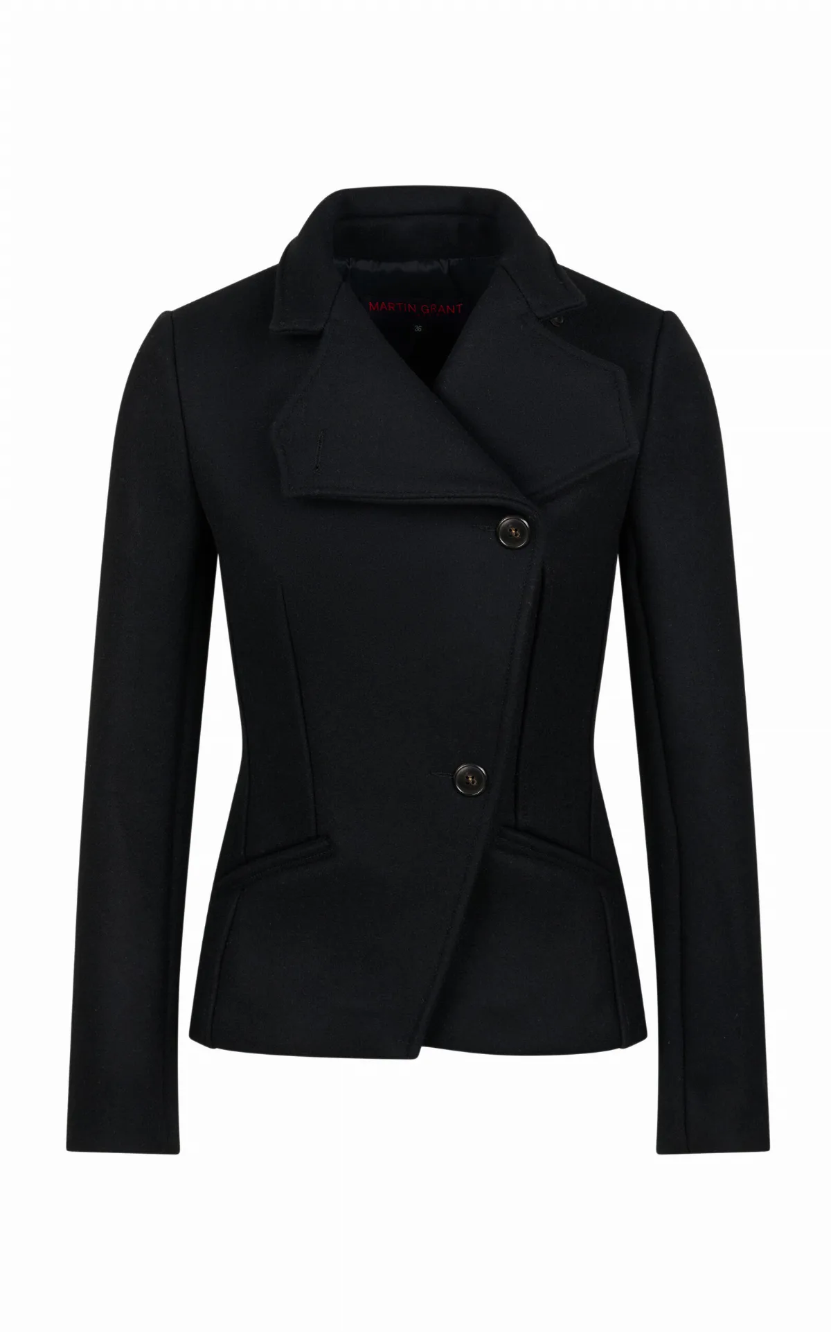 Wool-Blend Fitted Jacket by Martin Grant