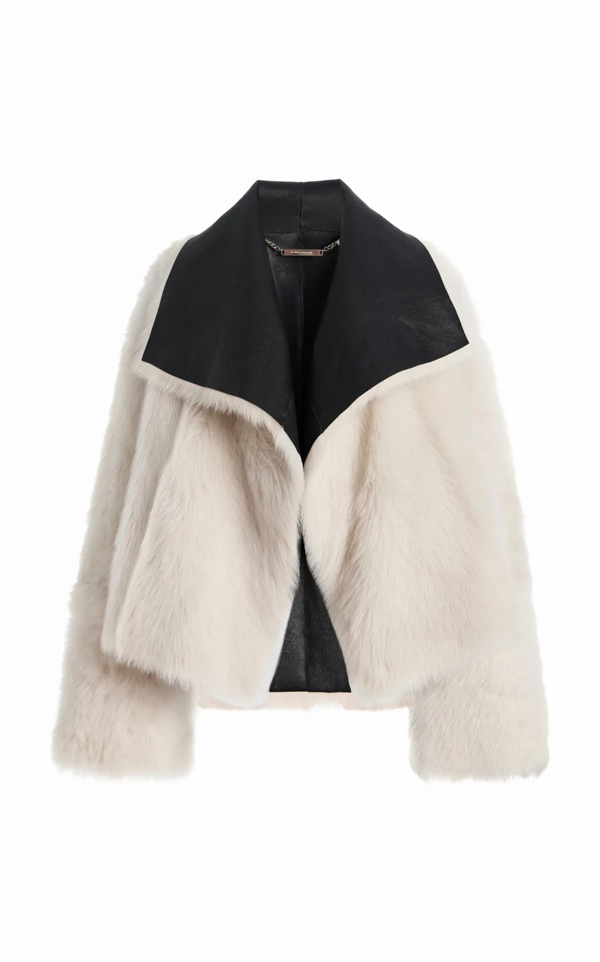 Birthday Reversible Cropped Shearling Coat by Nour Hammour