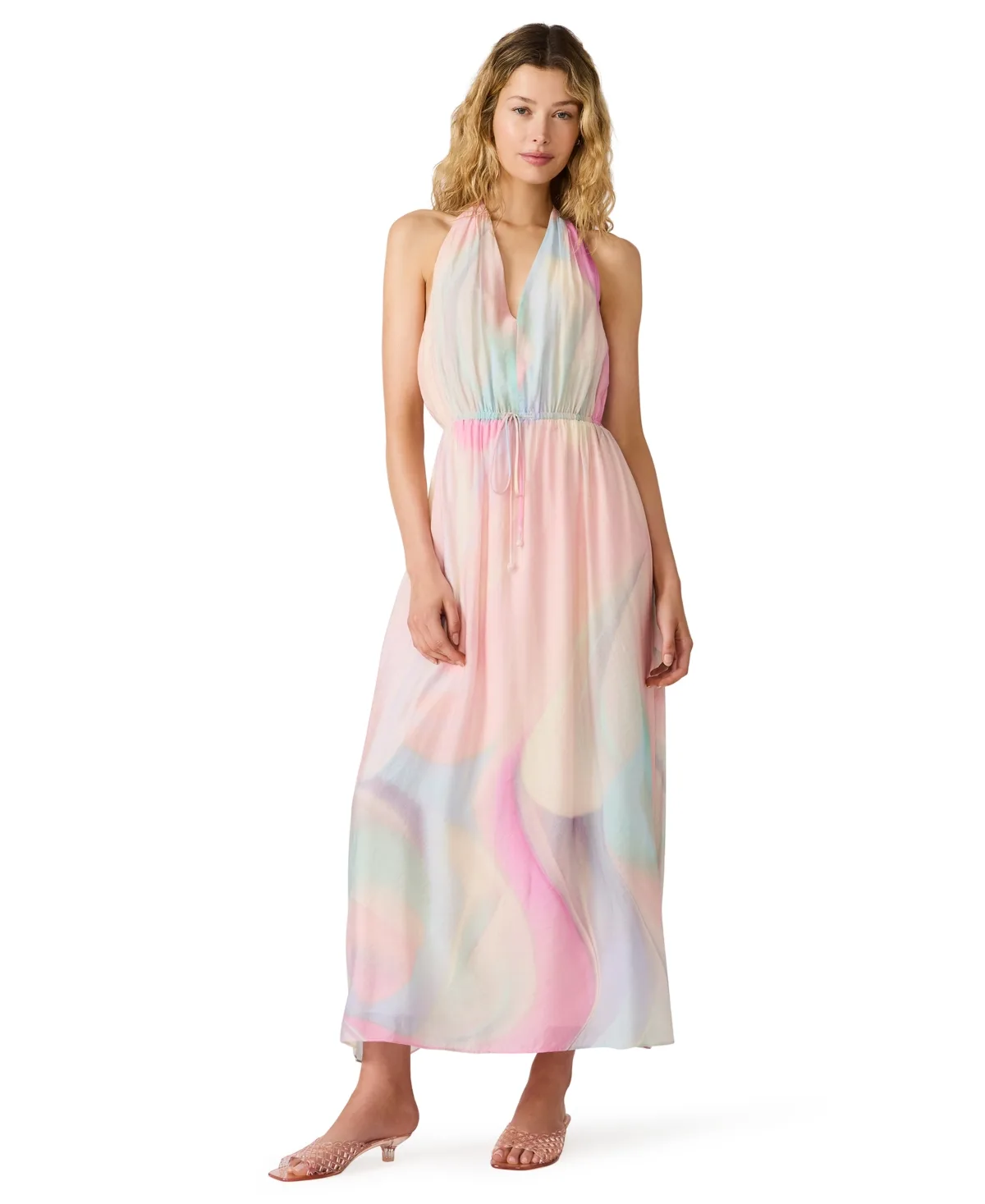 Sleeveless V-Neck Maxi Dress by Steve Madden