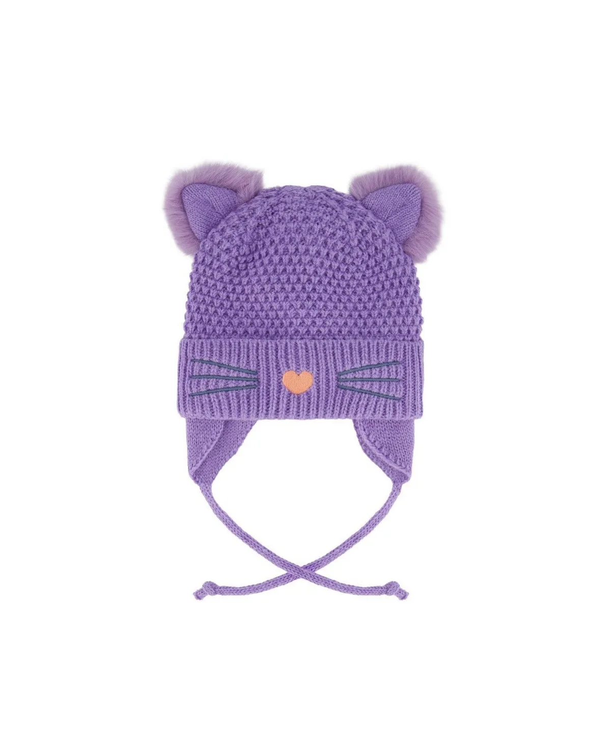 Winter Knit Hat with Ears by Deux Par Deux