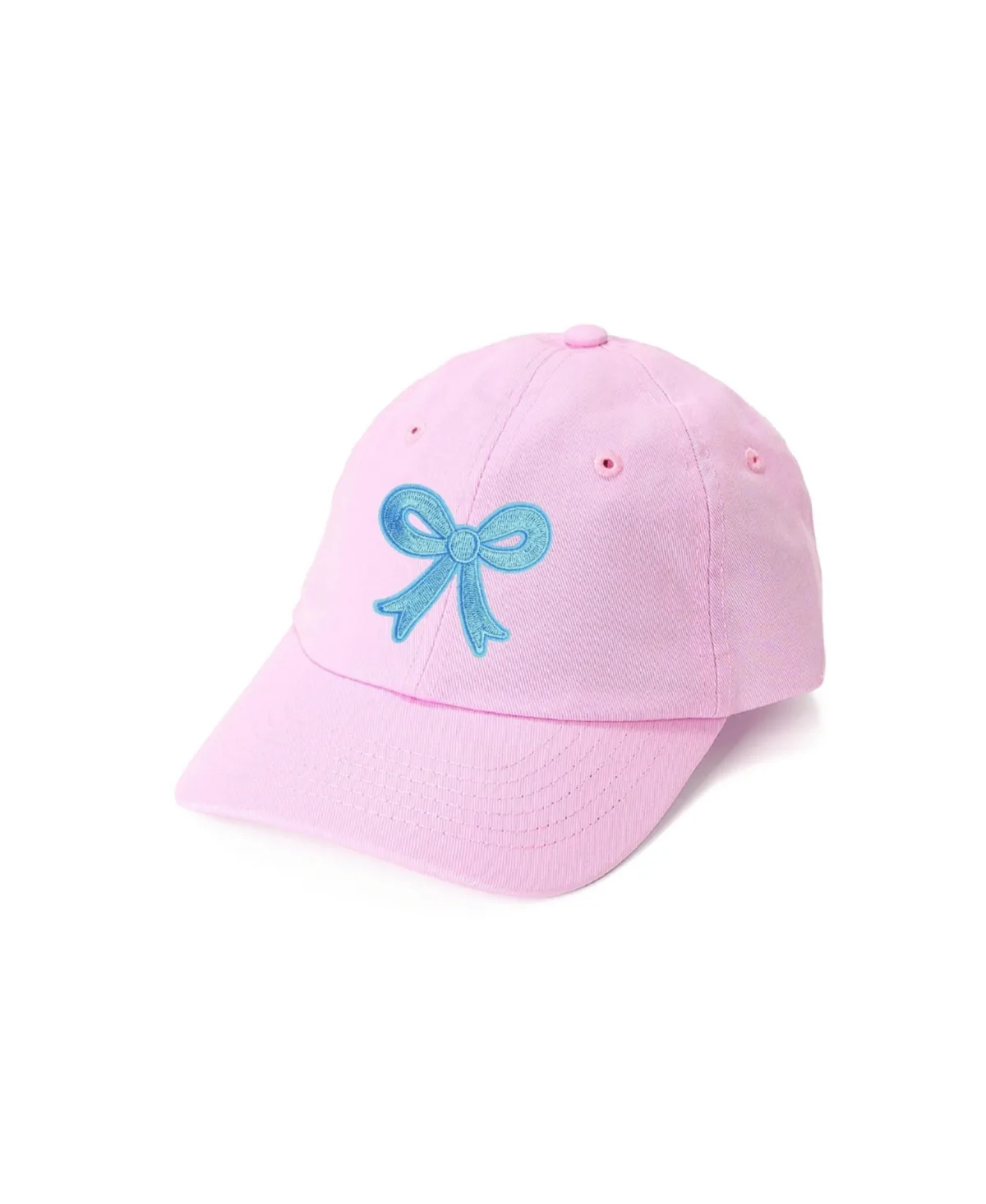 Blue Bow Patch Baseball Hat by Sweet Wink