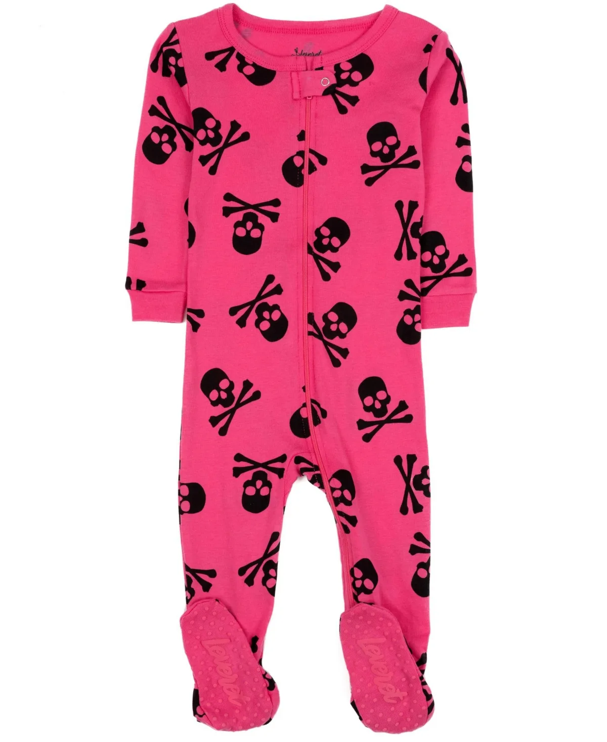 Footed Cotton Halloween Pajamas by Leveret