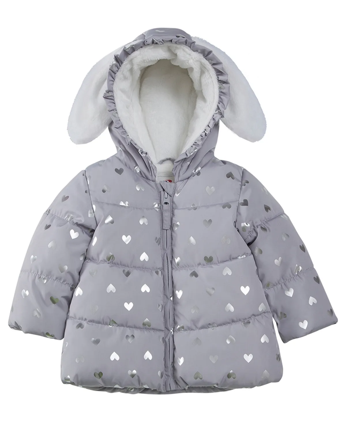 Soft Fleece Lined Puffer Jacket Winter Coat by Rokka&rolla