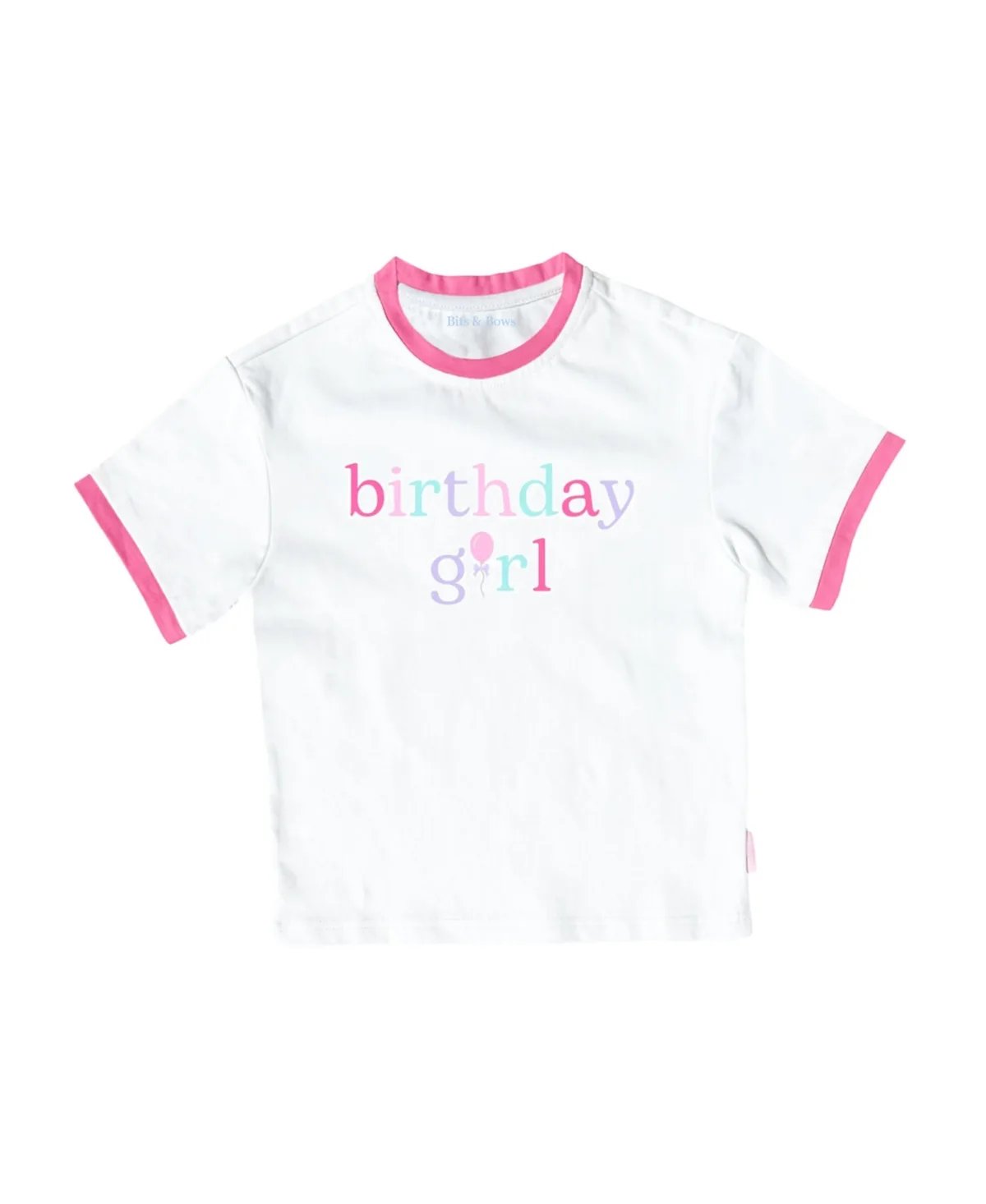 Birthday Girl Crewneck T-Shirt by Bits & Bows