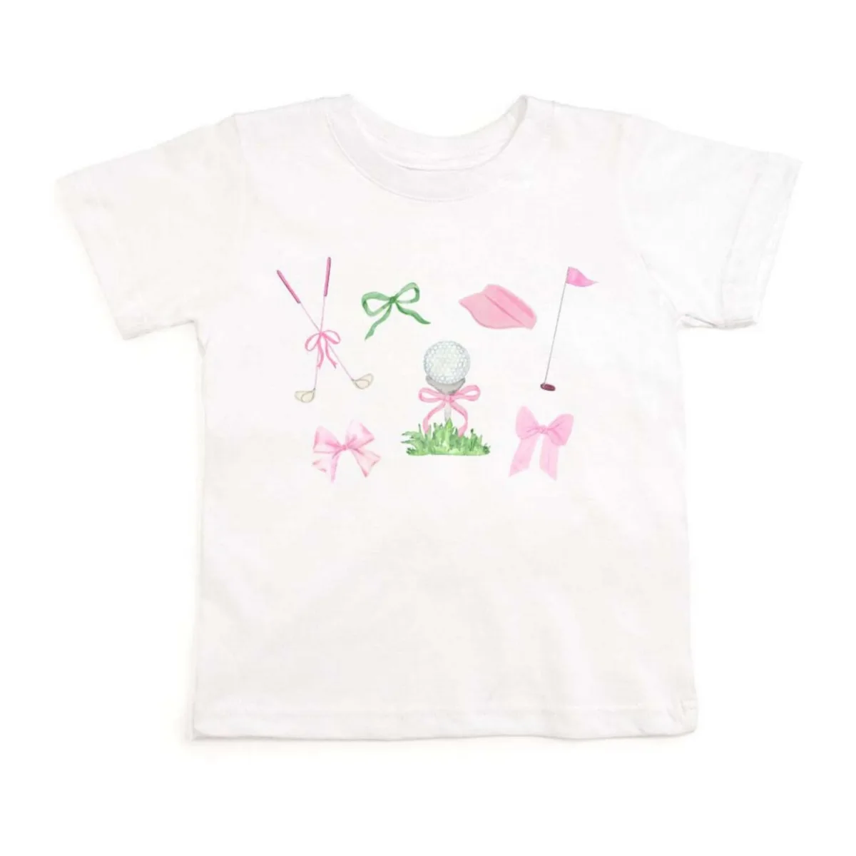 Golf Icon Short Sleeve T-Shirt by Sweet Wink