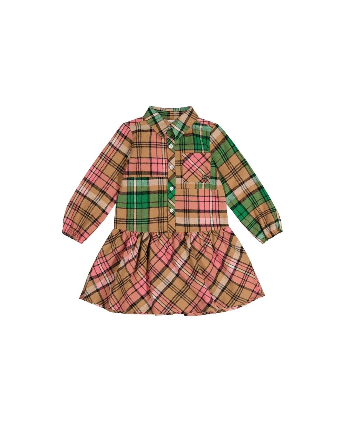 Shirt Plaid Dress by Deux Par Deux