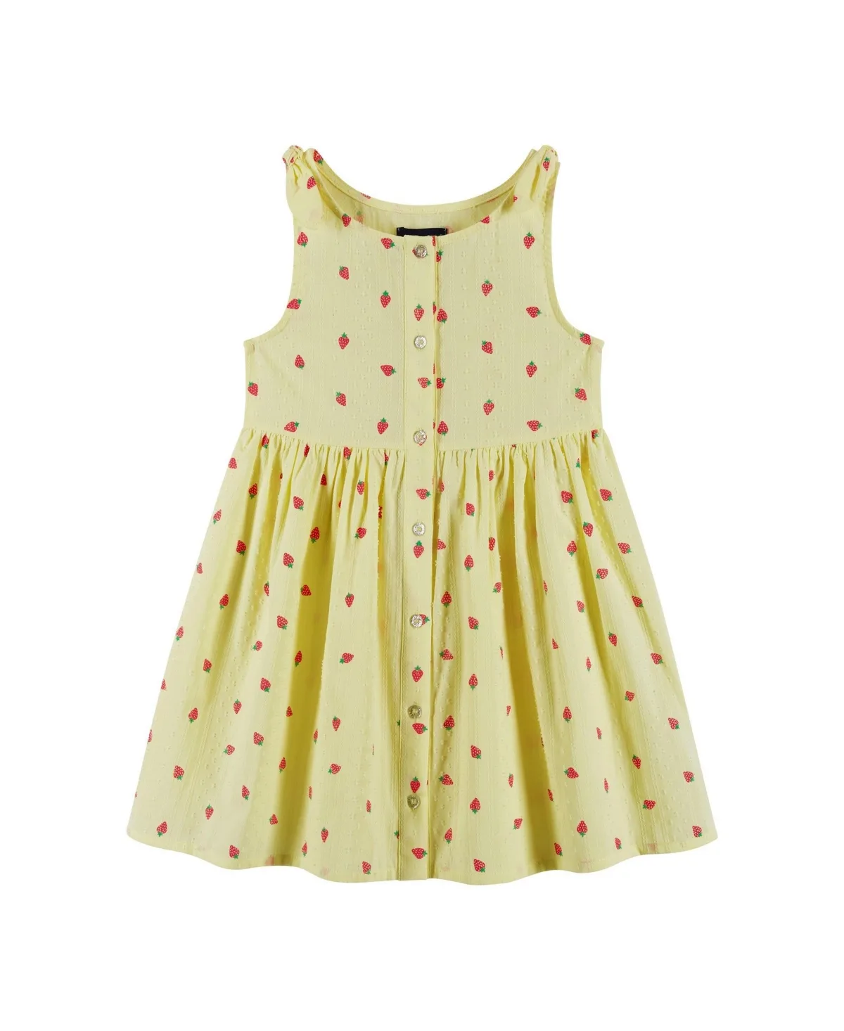 Strawberry Printed Button Front Dress by Andy & Evan
