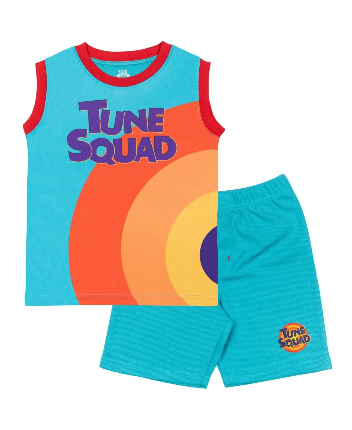 Looney Tunes Athletic Tank Top Mesh Shorts by Space Jam