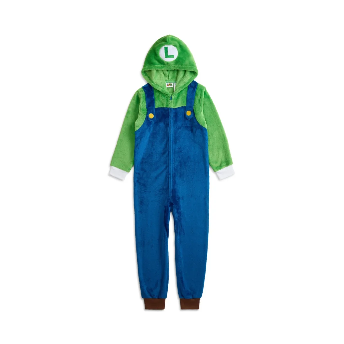 Mario Brothers Onesie Zip Up Coverall by Super Mario
