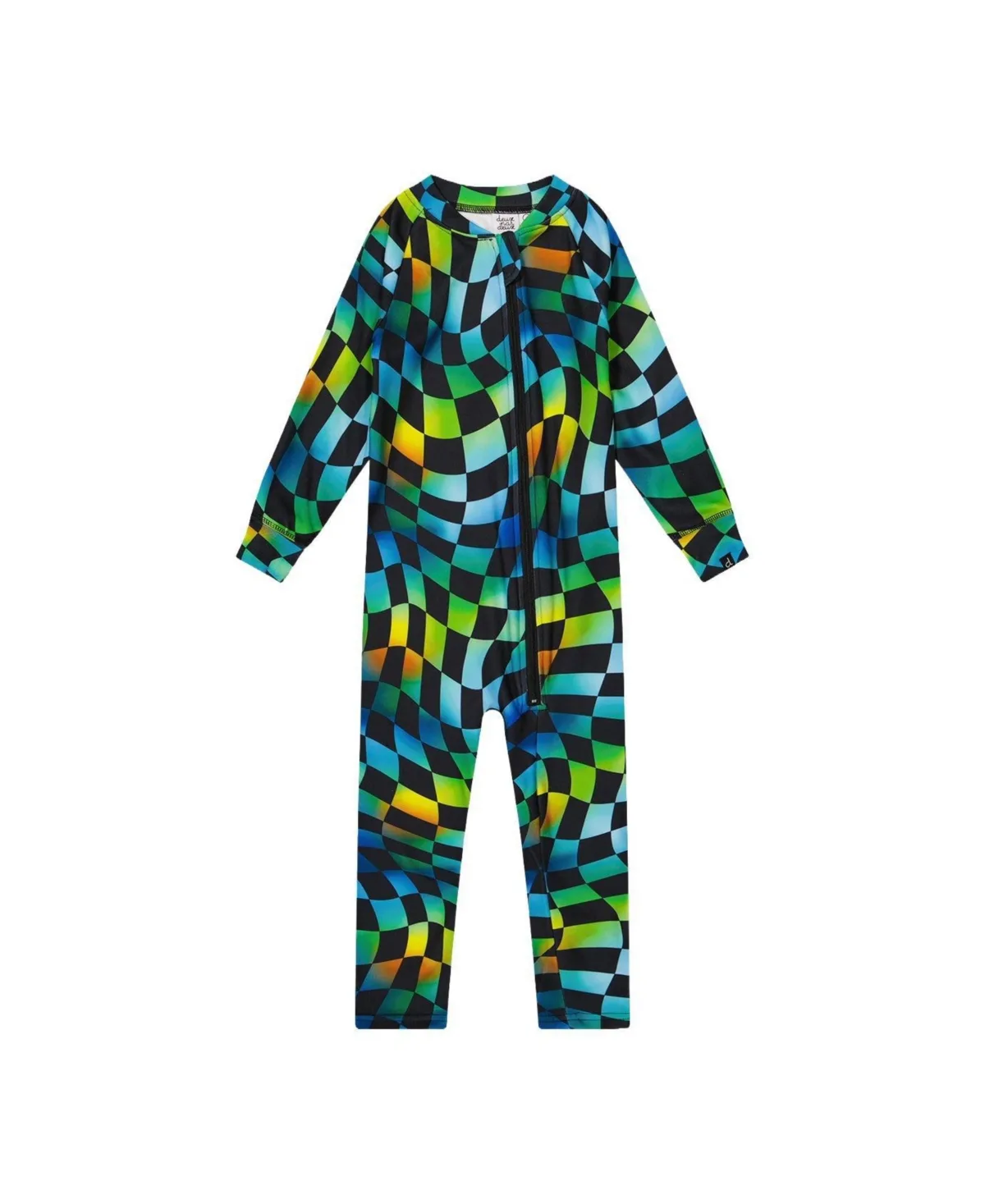One Piece Thermal Underwear Checkered Print by Deux Par Deux