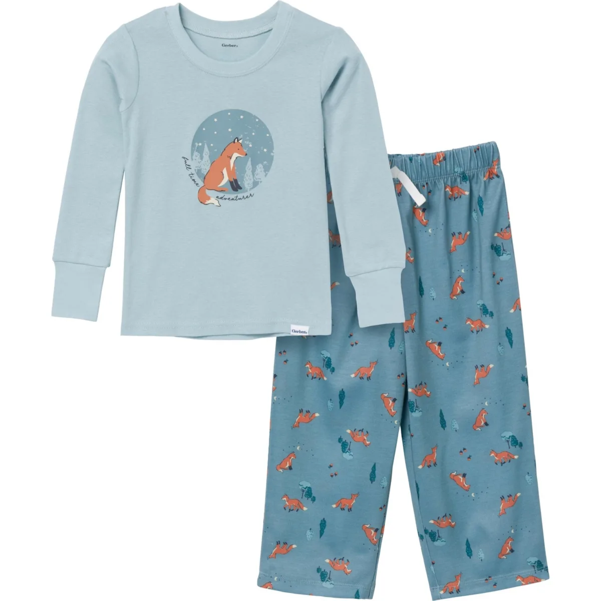 2-Piece Pajama Long Sleeve Top and Pant Set by Gerber