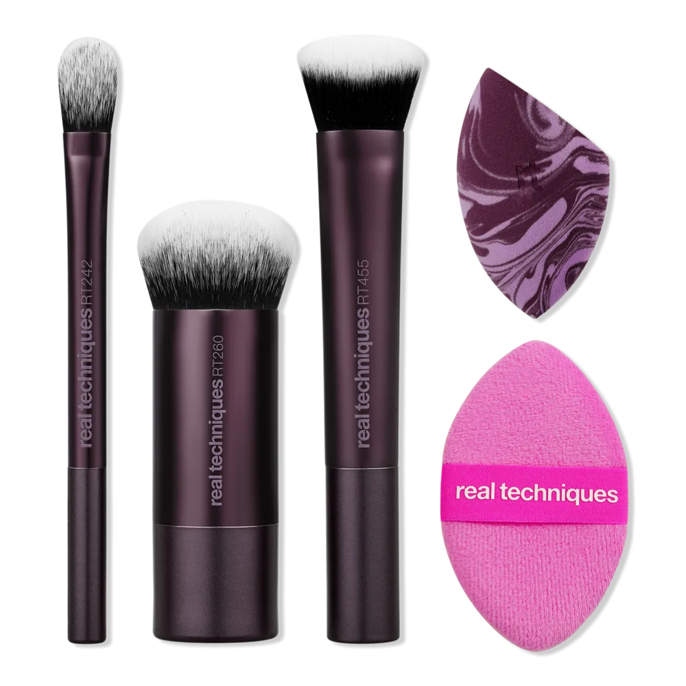 Base Ace Makeup Brush & Sponge Gift Set by Real Techniques