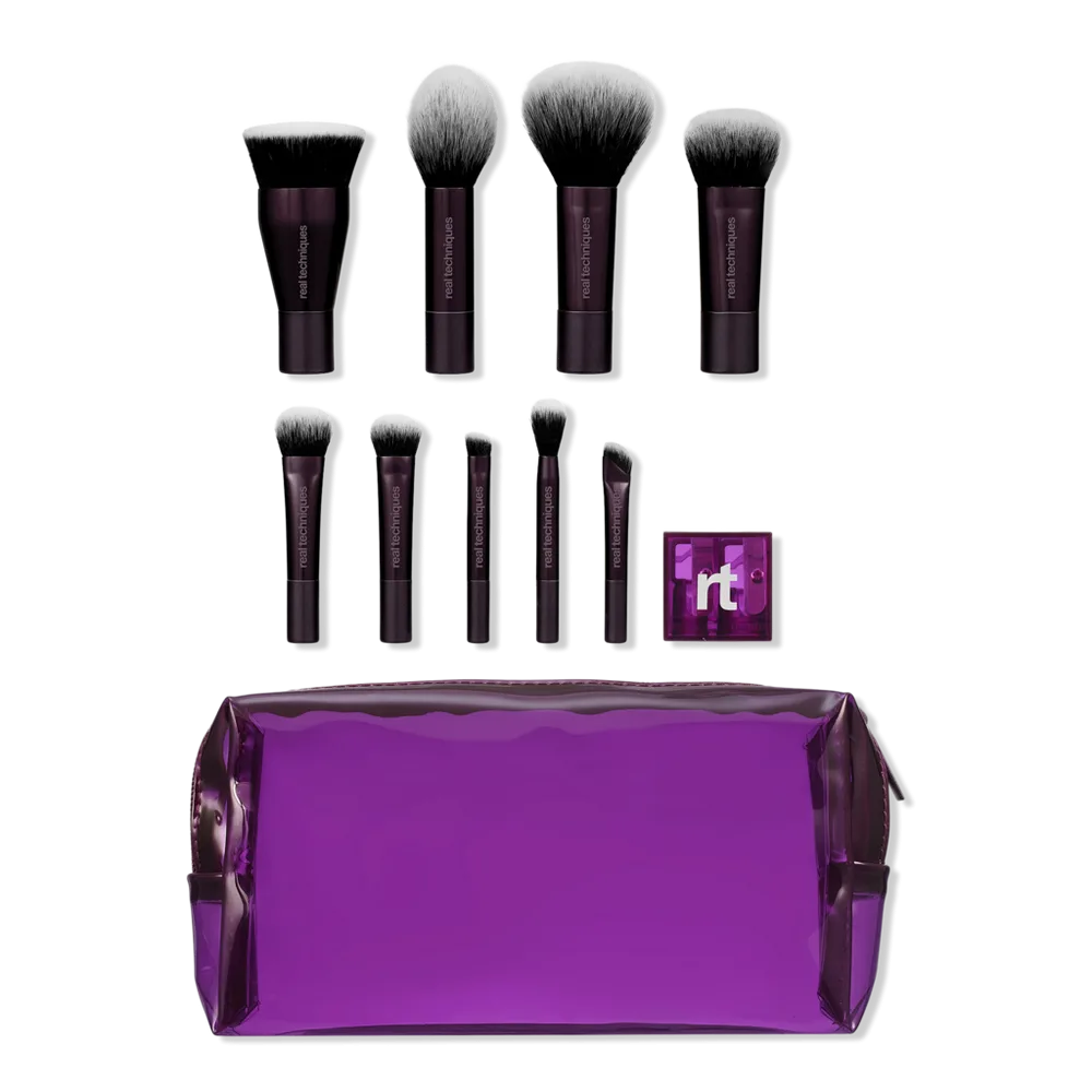 On-The-Go Slay Travel Brush Set & Bag by Real Techniques