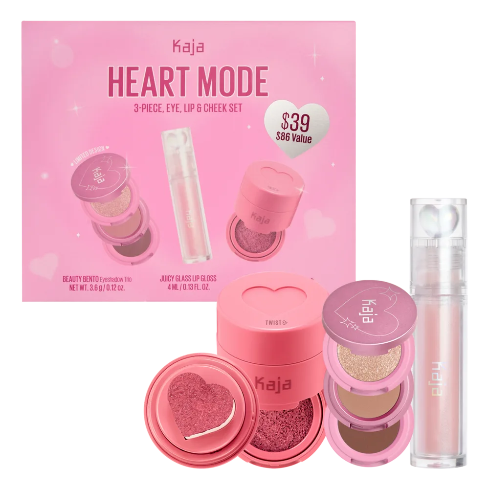 Heart Mode - 3 Piece Eye, Lip & Cheek Set by Kaja