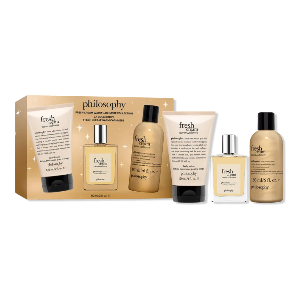 Fresh Cream Warm Cashmere Eau De Toilette 3-Piece Gift Set by Philosophy