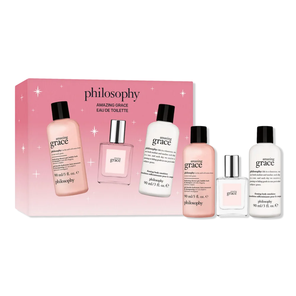 Amazing Grace Eau De Toilette 3-Piece Gift Set by Philosophy