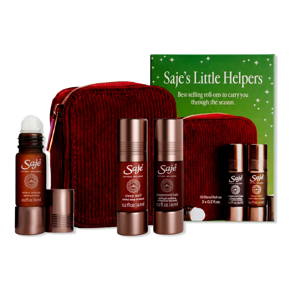 Little Helpers Best-Selling Essential Oil Blend Roll-Ons by Saje Natural Wellness