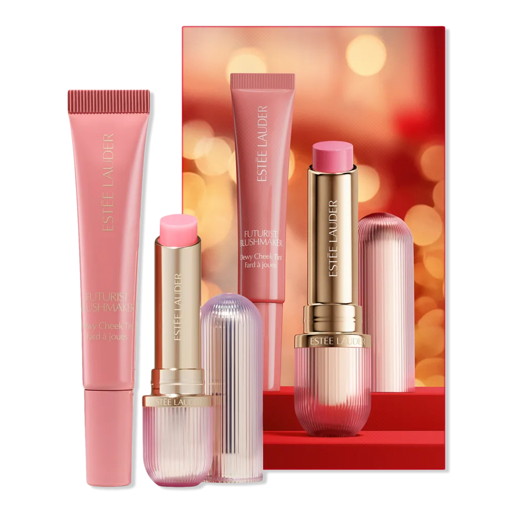 Rosy Reception Futurist Blush & Lip Balm Makeup Gift Set by Estee Lauder
