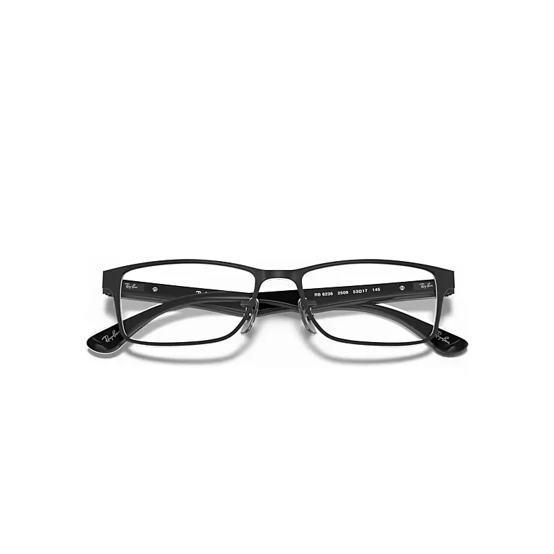 Rb6238 Optics Eyeglasses Black Frame Clear Lenses by Ray-Ban