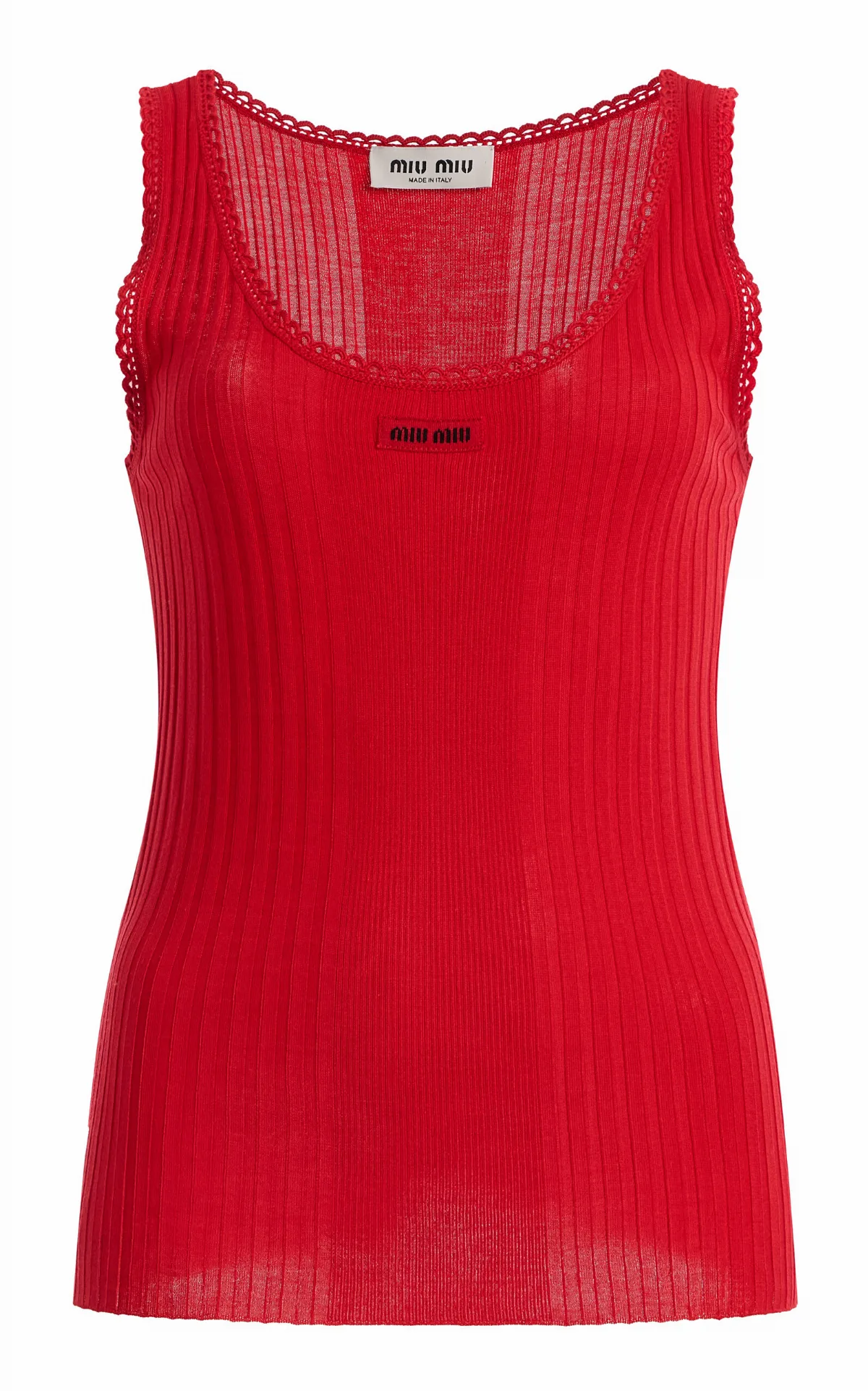 Wool Tank Top by Miu Miu