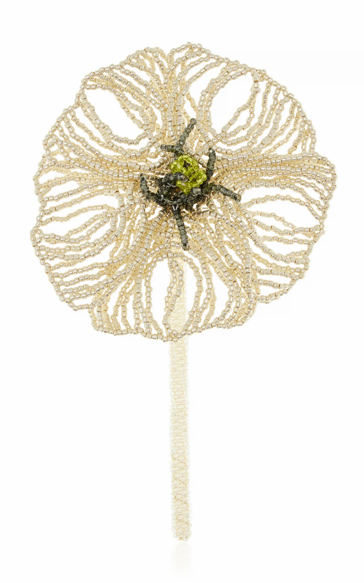 Flor Glass Bead Brooch by Pura Utz
