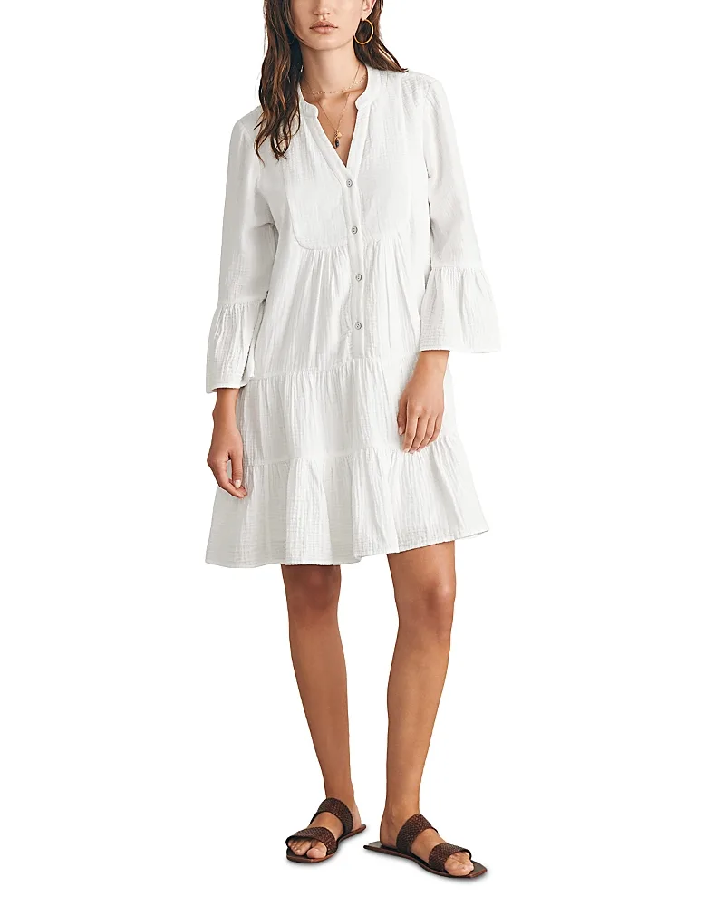 Kasey Organic Cotton Tiered Dress by Faherty