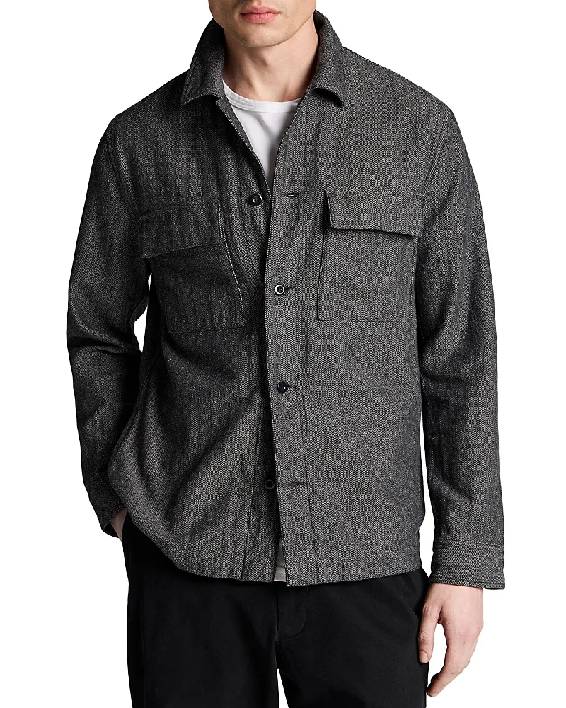 Herringbone Overshirt by Vince