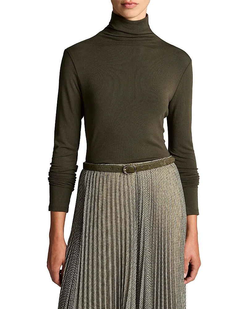 Essential Long Sleeved Turtleneck Top by Vince