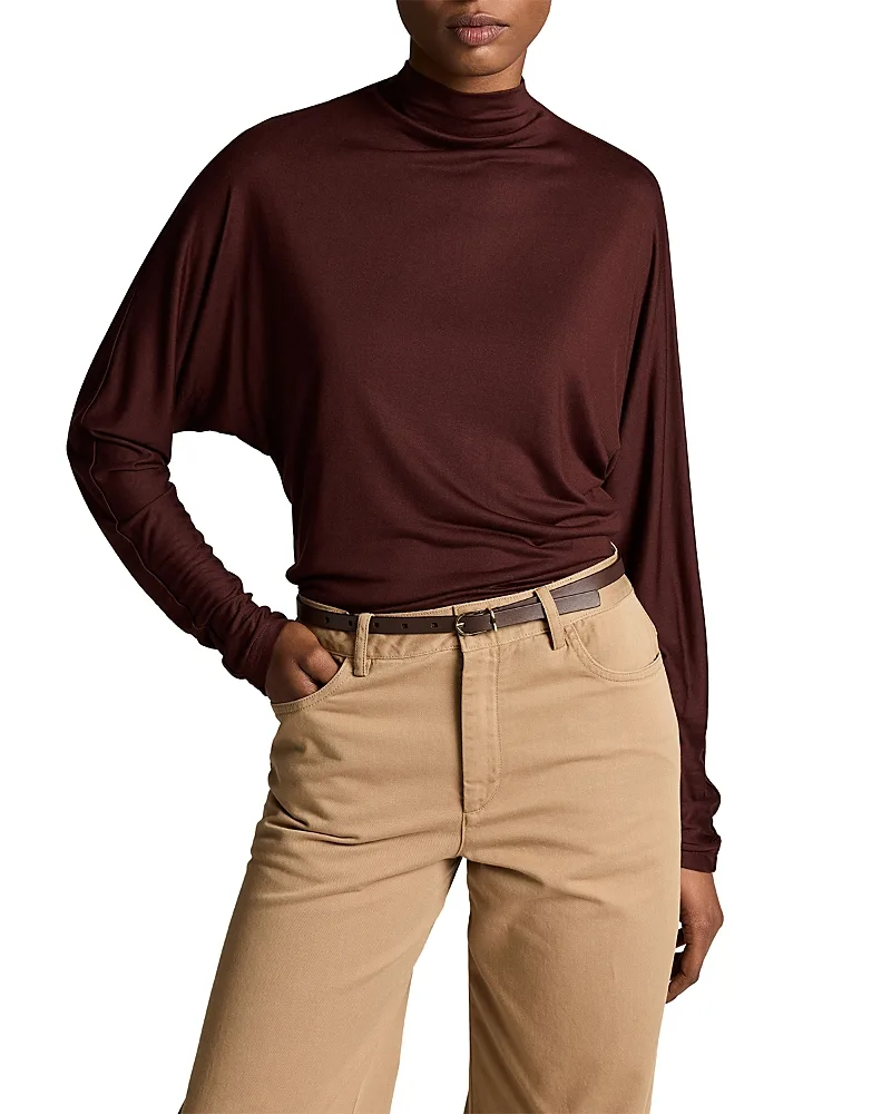 Modal & Silk Dolman Sleeve Top by Vince