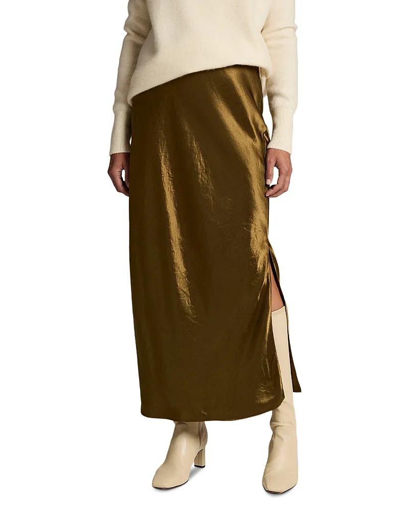 Side Slit Slip Skirt by Vince
