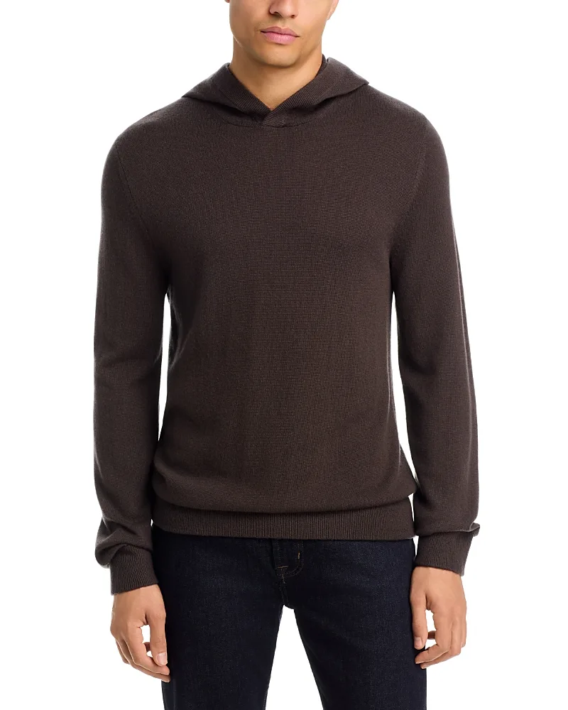 Straight Fit Wool & Cashmere Hoodie by Vince