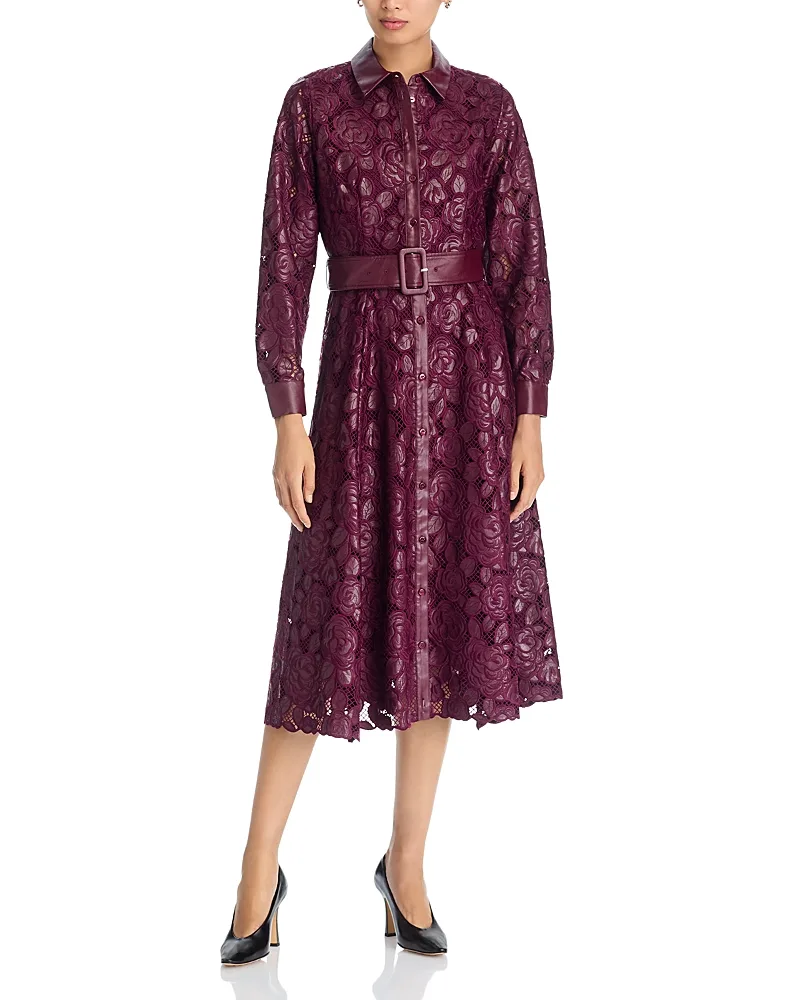 The Kennedy Faux Leather Dress by Elie Tahari