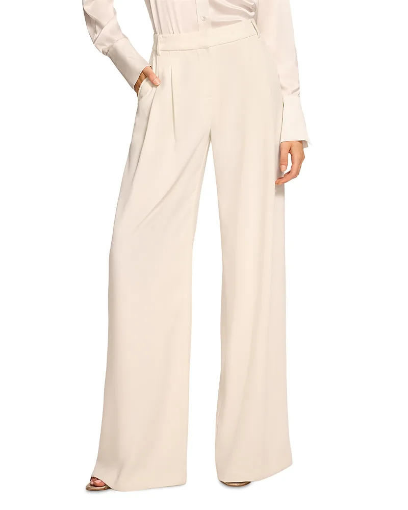 Leslie Pleated Pants by Ramy Brook