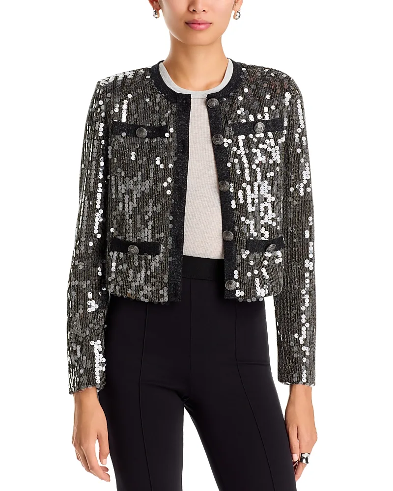 Anna Paillette Jacket by Ramy Brook