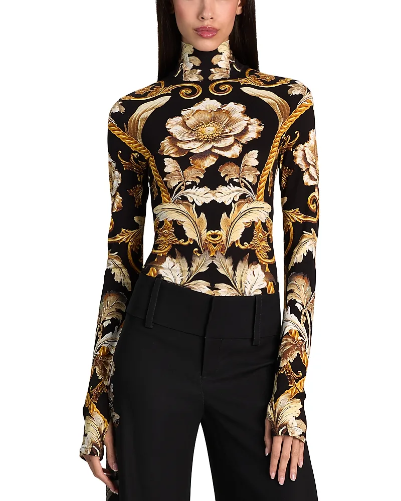 Delaina Turtleneck Top by Alice And Olivia