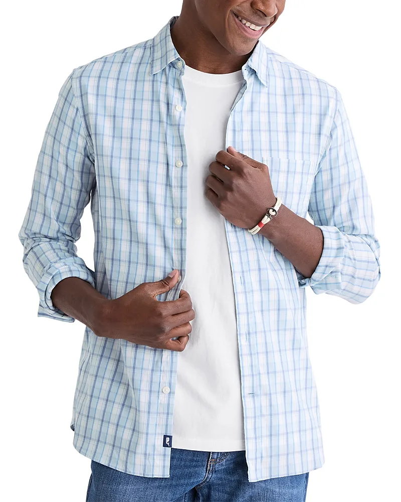 Higgs Relaxed Fit Beach Plaid Shirt by Vineyard Vines